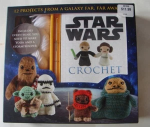 STAR WARS  CROCHET  Craft book set Ilex Disney Lucasfilm Set MIB gift YODA 1218 - Picture 1 of 4