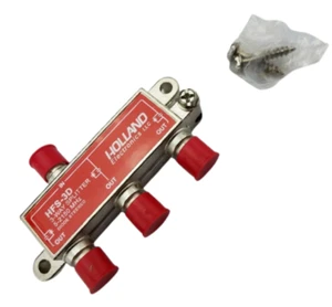 HOLLAND HFS-3D 5-2150 MHz DIODE STEERED 3-WAY SPLITTER *S26 - Picture 1 of 2