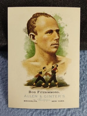 2006 TOPPS ALLEN & GINTER BOB FITZSIMMONS #346 RC PUGILIST BOXER BOXING - Image 1 of 2