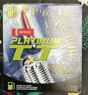 Denso Platinum TT Spark Plugs Titanium Enhanced PKH20TT#4 4506#4 Pk Of 4 - Image 1 of 2