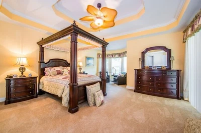 Croscill Bedding, Comforter, and Draperies Set for Master Bedroom - Image 1 of 4