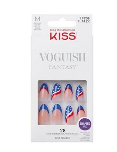 Kiss Voguish Fantasy Smooth Glue on Nails Medium 28 Nägel - Bild 1 von 8