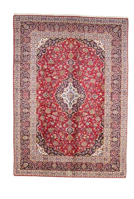 Orientteppich super Kashan ( 355 x 255 CM  ) Perserteppich  Top Neu - Bild 1 von 4