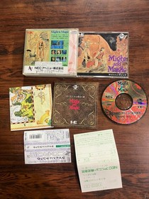Might and Magic PC Engine CD-ROM2 Tested Complete Japan NEC TurboGrafx