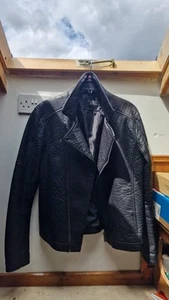 Men's Stylish Black Leather Jacket From Porter And Ash - Picture 1 of 12