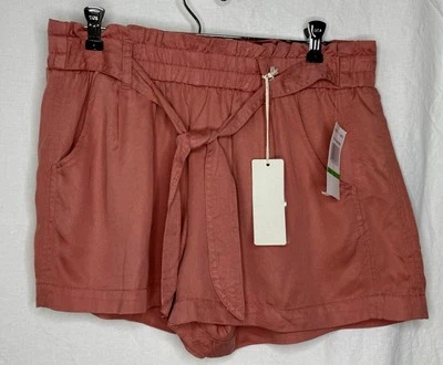 Pantalones Cortos para Mujer Jolt L Malva Nuevo con Etiquetas Lycocell Bolsa de Papel Cintura con Bolsillos para Corbata Fluidos Foto 1 de 4