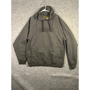 DeWalt XL Gray Heavy Duty Logan Hoodie Sweatshirt Workwear Guaranteed Tough - Picture 1 of 9
