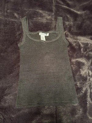 Rampage Woman’s Black With Sparkle Tank Top Size Small - Image 1 of 3