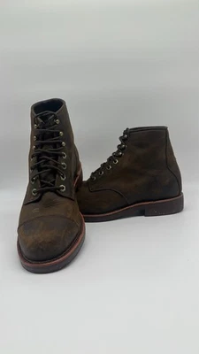 Chippewa LLBean Katahdin Iron Works Engineer cap boot Leather Men’s 8.5 EE Brown - Image 1 of 4
