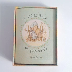 Vintage Little Book Of Sprichwörter Hardcover von Betsey Clark Original Box Hallmark - Bild 1 von 9