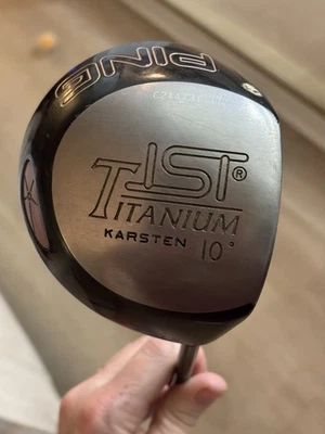 PING ISI TITANIUM KARSTEN 10° Driver 350 Series ALDILA A-FLEX Graphite Senior - Image 1 of 4