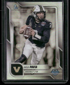 2025 Bowman University Chrome Diego Pavia 190 Vanderbilt 1st Bowman Refractor - Bild 1 von 2