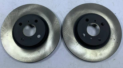 Пара передних тормозных дисков оригинальная Toyota Yaris 2005-2020 Corolla 2006-2013 - Изображение 1 из 4