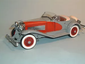 Speedster Danbury 1935 DUESENBERG SSJ ROJO/GRIS COMO NUEVO 1:24 DIECAST CON CAJA - Imagen 1 de 9