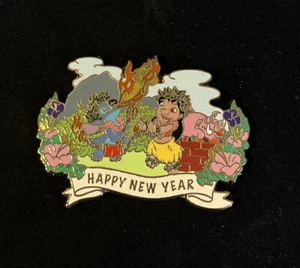 Disney Shopping Lilo & Stitch Buon Anno Hawaii - Spilla LE 250 Rara 2007 - Foto 1 di 3