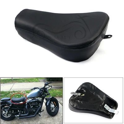 1x Leather Front Driver Solo Seat Cushion For Harley Sportster XL1200X 48 72 - Image 1 of 4