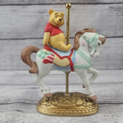 Figura Caballo Carrusel Disney Pooh Sociedad de Coleccionistas de Nueva Inglaterra Foto 1 de 4
