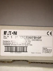 XTCE007B10F. EATON CONTACTOR. - Imagen 1 de 2