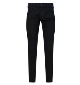 Replay Herren Jeans Hyperflex Re-Used Anbass XLITE Slim Fitted Jeans Dunkelblau - Bild 1 von 4