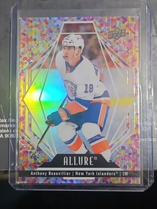 ANTHONY BEAUVILLIER - ALLURE GLITTER BOMB. #92. 2022-23 UPPER DECK ALLURE.