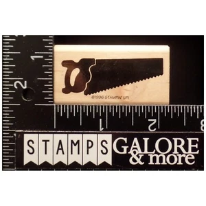 Stampin' Up! RUBBER STAMPS 1996 TOOL TIME SAW #03 - Picture 1 of 2