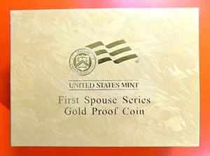 2007W FIRST EHEPARTNER GOLD EAGLE PROOF SET BOX CASE COA -NO COIN, Martha Washington - Bild 1 von 4