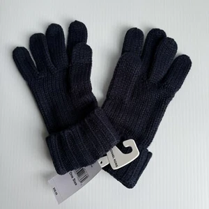NWT Michael Kors Women’s Cable Knit Solid Navy Gloves One Size - Picture 1 of 4