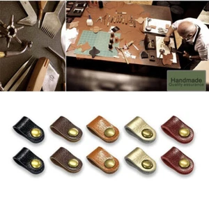 10Pcs Leather Cable Straps Tidy Wrap Cord Organizer Storage Cord Management - Afbeelding 1 van 12