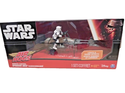 Speeder Bike Scout R/C Remote Control Star Wars Disney Air Hogs Spin Master 2016 - Image 1 of 4