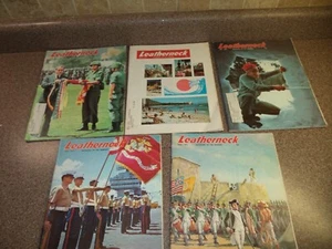 VINTAGE 5 LOT 1971 Leatherneck magazines of the Marines - Picture 1 of 16