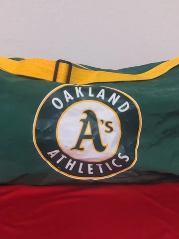 Vintage 90'S Oakland A's Gym Duffle Bag Schick Lucky Listerine Cover