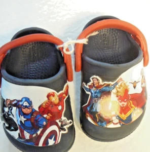 Crocs Disney Marvel Avengers blau Captain America Iron Man Kleinkind Baby Größe 4 - Bild 1 von 6