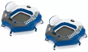 Tubo acqua galleggiante gonfiabile Intex River Run Connect Lounge 58854EP confezione da 2 - Foto 1 di 3