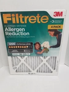 Filtrete 1200 Elite Allergen Reduction Filter by 3M-16X20X1-4 PACK - Picture 1 of 2