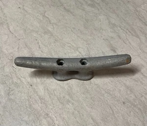 8 inch Galvanized Steel Boat Dock Rope Cleat - Picture 1 of 2