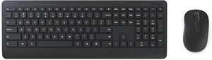 Microsoft WRLSS DESKTOP Wireless AZERTY französische schwarze Tastatur B-WARE - Bild 1 von 3