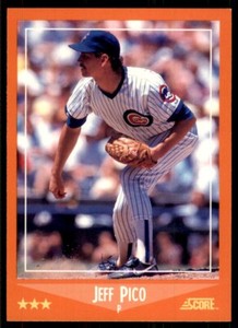 1988 Score Jeff Pico Baseball Cards #94T