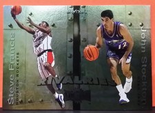 John Stockton/Steve Francis card Rivalries 99-00 Metal #14