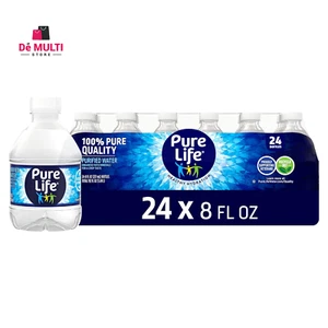 Pure Life, gereinigtes Wasser, 8 flüssige Unzen, Wasser in Plastikflaschen, 24er-Pack *FRISCH* - Bild 1 von 8