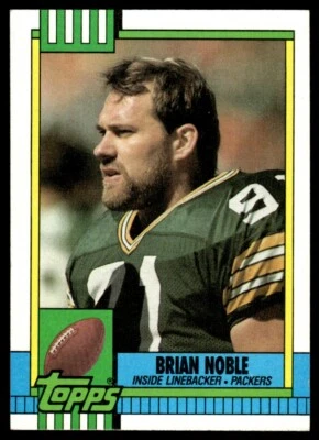 1990 Topps #151 Brian Noble Green Bay Packers - Image 1 of 2