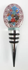 Flaschenstöpsel FARBIG Glas Murano Stil Flaschenverschluss Glasverschluss - Bild 1 von 3