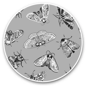 2 x Vinyl Aufkleber 20 cm (BW) - Schmetterlinge Motten Schmetterling #38962 - Bild 1 von 8