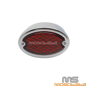 LED Cat Eye Tail Brake Light License Plate Light For Harley Dyna Chopper Bobber - Picture 1 of 8