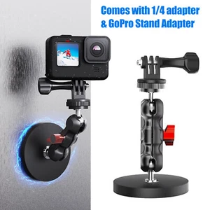 Magnet Camera Mount Magnetic Suction Cup Mount for GoPro 13/12 DJI Osmo Action - Picture 1 of 7
