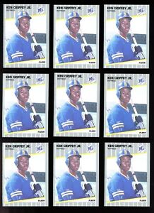 Lot de 9 1989 Fleer Ken Griffey Jr. Rookie #548 comme neuf ou mieux