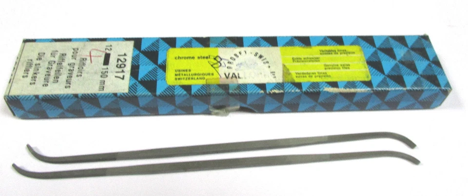 10 Grobet Swiss Vallorbe Präzisions Riffelfeilen L=150 SH-4 Nr. 12917 Neu H15363 - Bild 1 von 1