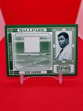 2010 PANINI CENTURY COLLECTION BALLPARK #6  ROD CAREW MATERIAL 031/200