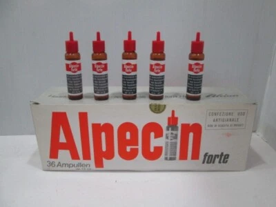 ALPECIN FORTE Confezione Trattamento per Capelli 36 Ampolle da 15ml ognuna