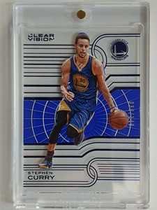 2015 Panini Clear Vision Stephen Curry #34 BLUE /149 Acetate - Ready to Grade