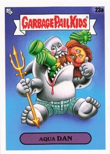 2022 Topps Garbage Seil per bambini libri vermi adattamenti lordi #23 Aqua Dan - Foto 1 di 2